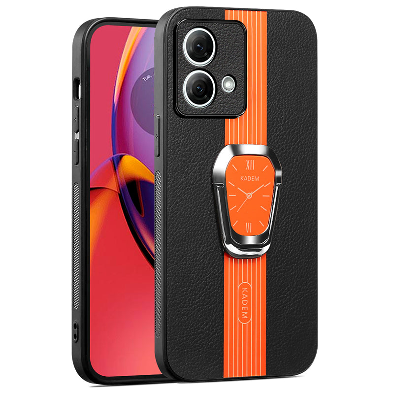 KADEM For Motorola Moto G84 5G Kickstand Mobile Phone Case PU+TPU+Acrylic Cover Anti-Scratch Phone Shell KADEM For Motorola Moto G84 5G Kickstand Mobile Phone Case PU+TPU+Acrylic Cover Anti-Scratch Phone Shell